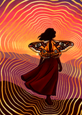 Sunset Moth - Fine Art Print