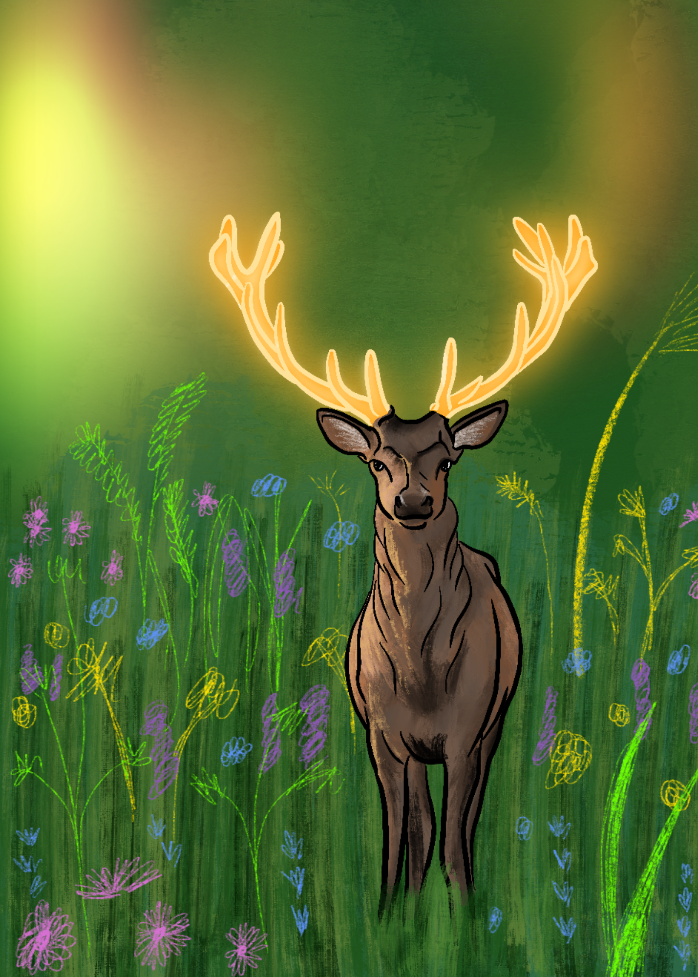 Stag - Fine art print
