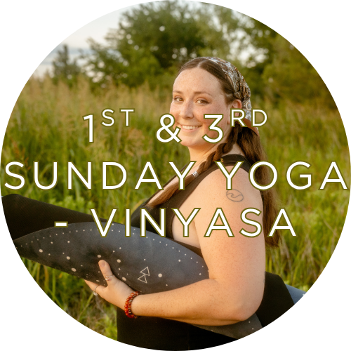1st & 3rd Sunday's 1pm - Vinyasa Yoga